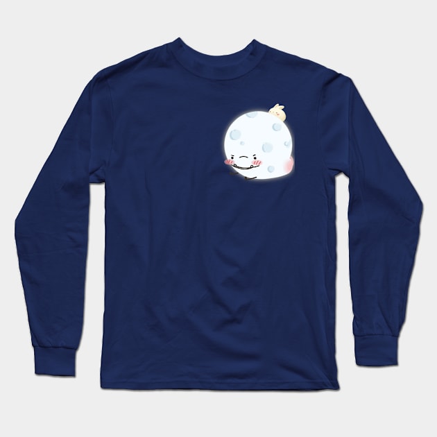 Angy Mooncake Long Sleeve T-Shirt by laiberry